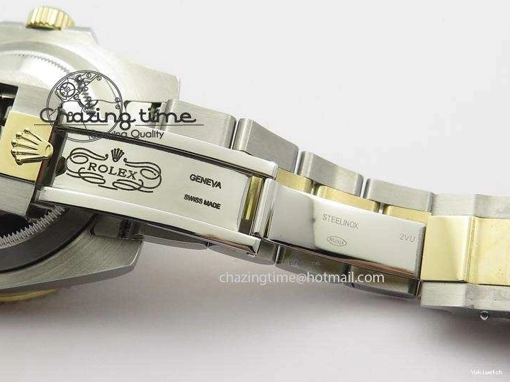 Submariner Dial Edition Bracelet Bezel SS Noob 1:1 YG Best Wrapped On LN 116613 A2836 Black YG 0212